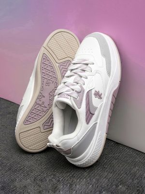 Redtape White  Purple Sneakers for Women